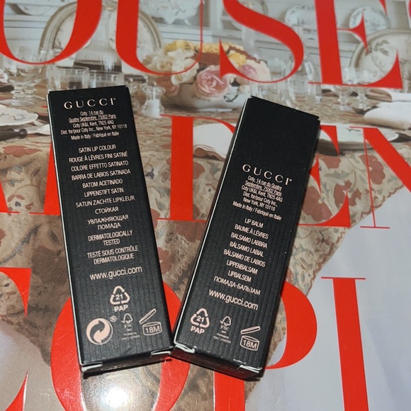 New In The Box Gucci Rouge A Le’vres Satin #301 - Picture 4 of 4